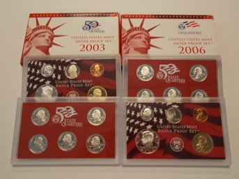 2x SILVER Mint Sets - 2003 & 2006
