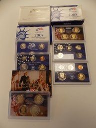 2X LARGE US Coin Mint Sets - 2007 AND 2008