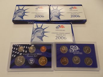 3x  2006 US Coin Mint Sets