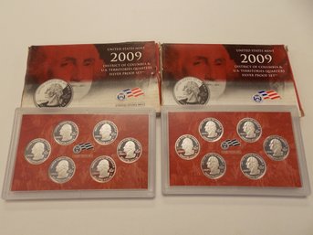 Silver Quarter US Mint Sets X2 - Both 2009