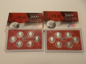 Silver Quarter US Mint Sets X2 - Both 2009 (Lot #2)