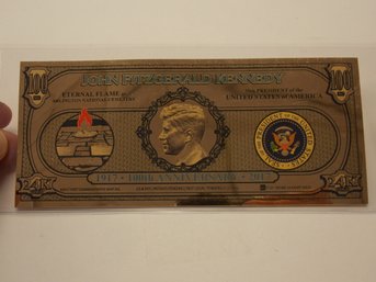 2017 Kennedy Gold Note (Lot #2)
