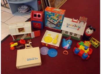 Vintage Fisher Price Toy Lot W/ Others