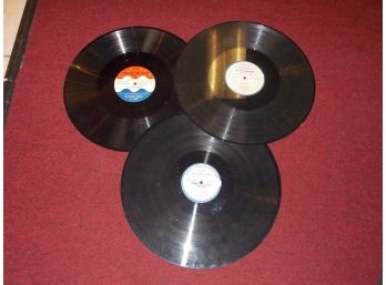 US NAVY, ARMY & AIRFORCE MILITARY LARGE 16' RECORDS
