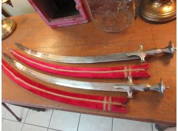 Pair Of Decorative Arabian Sword