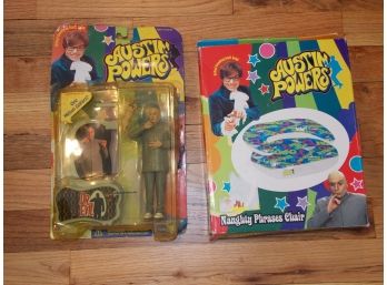 Austin Powers Dr. Evil Figure AND Inflatable Chair