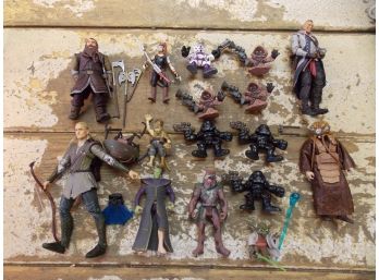 Star Wars, Lord Of The Rings, Etc Action Figures