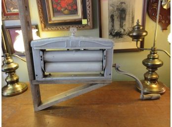 Antique Clothes Ringer With Wall Mount