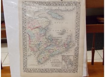1843 Turkish Empire AND 1874 Nova Scotia Maps