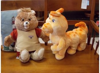 Teddy Rupskin & Friend Cassette Player Plushes - Untested