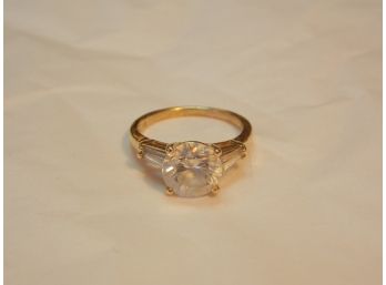14k Gold & CZ Ring - SHIPPING AVAILABLE