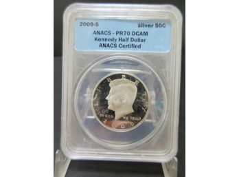 2009-S PR70 DCAM Kennedy Half Silver Dollar - SHIPPING AVAILABLE