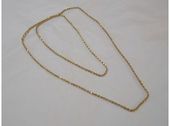 HEAVY 14k Gold LONG Necklace - SHIPPING AVAILABLE