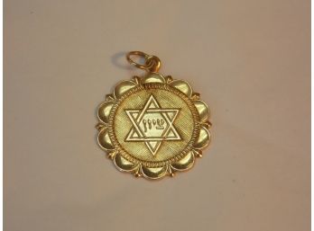 14k Gold Star Of David Pendant - Personalized - SHIPPING AVAILABLE