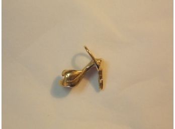 14k Gold High Heel Shoe Pendant Or Charm - SHIPPING AVAILABLE