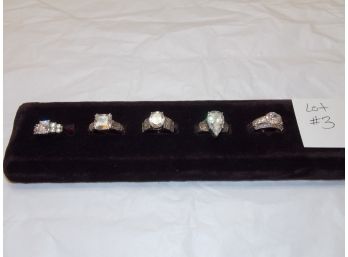 Sterling Silver Ring LOT OF 5 RINGS - LOT #3 - SHIPPING AVAILABLE