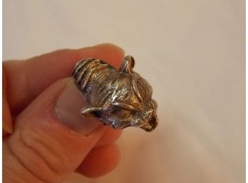 Cat Sterling Silver CHUNKY Ring - SHIPPING AVAILABLE