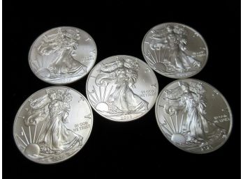 Lot Of 5 - 2020 American Silver Eagle Dollar - SHIPPING AVAILABLE