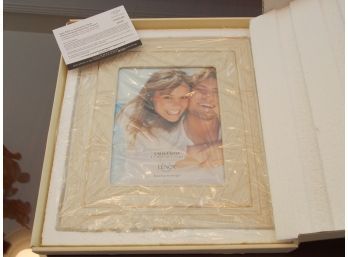Lenox Criss Cross Picture Frame New In Box