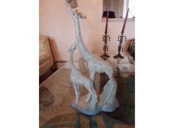 Porcelain Giraffe Figurine Statue