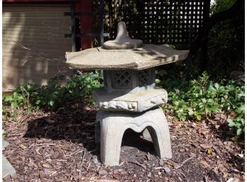 Cement Asian Pagoda Statue - Good Size!!