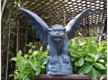 Large Resin Gargoyle Statue - With Wing Repair