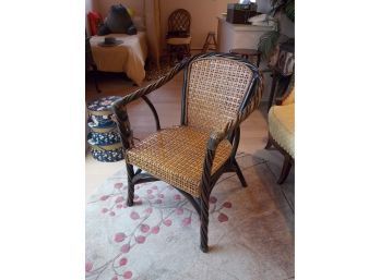Fabulous Twisted Rattan & Canned Chair