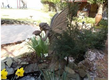 Large Fairy Outdoor Statue