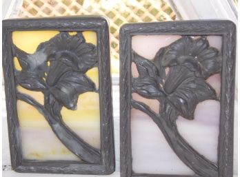 Small Stained Glass Panels W/ Calla Lillies