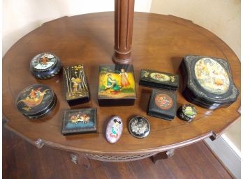 Russian Lacquered Box Collection