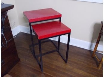 Red Nesting Tables