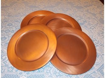 Solid Copper Charger Plates X4 - Turkey