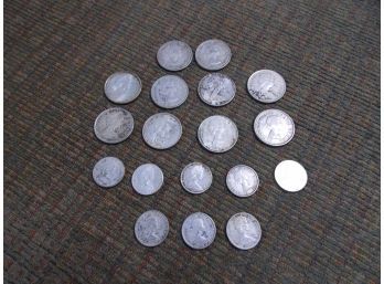Silver Canadian Quarters And Dimes