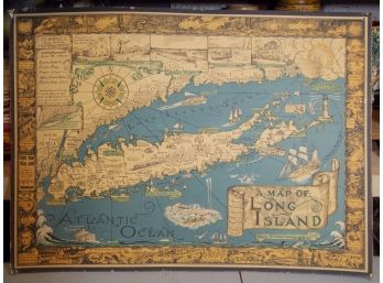 Vintage Long Island Map