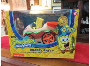 NIB Spongebob Krabby Patty Vehicle