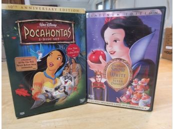 Snow White And Pocahontas DVDs