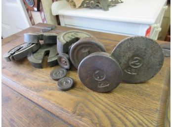 Antique Scale Weights