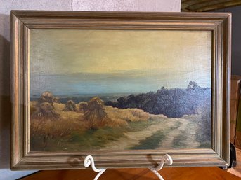 Antique Signed Oil Painting (282)
