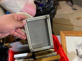 Small Frames And Frame Stand Lot (275)
