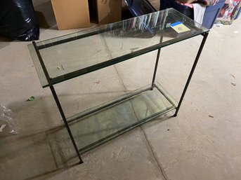 Metal And Glass Table