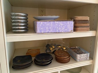 192 Shelf Lot - Coasters & Napkin Rings