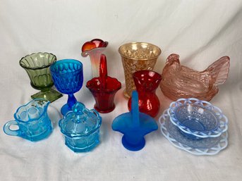Lot Of Colored Glass (284)