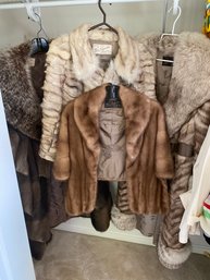 Lot Of 4 Fur Coats / Shrugs