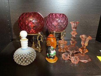 Lot 038 Fenton Glass And More