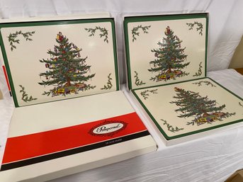 054 Lot Of 12 Pimpernel Christmas Placemats
