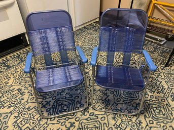 Lot 020 Blue Chairs