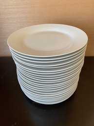 Lot 145 Stack Of 23 White Plates