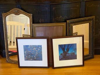 Lot 175 Frame And Mirror Lot