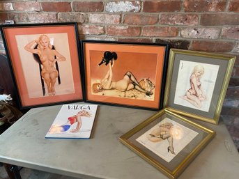 104 Collection Of Alberto Vargas Prints And Book