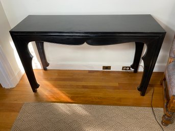 Lot 162 Asian-Inspired Black Sofa Table